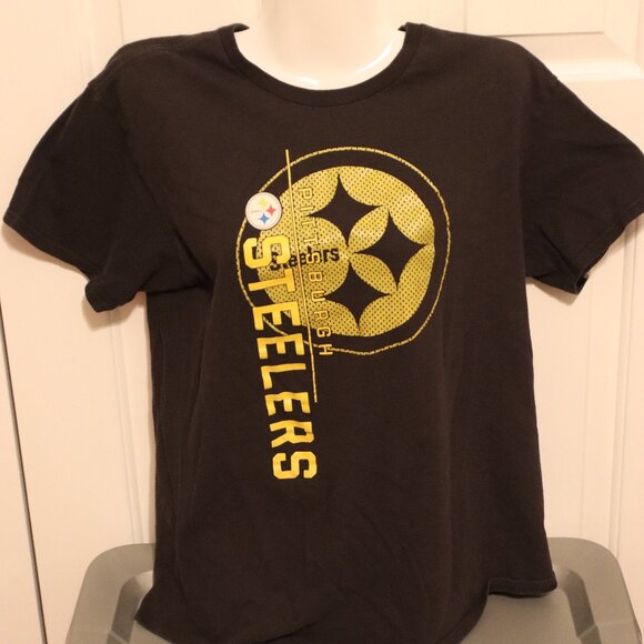 Pittsburg Steelers Delta Pro Weight Medium Short Sleeve Tee NFL Fandom Casual - Picture 1 of 13